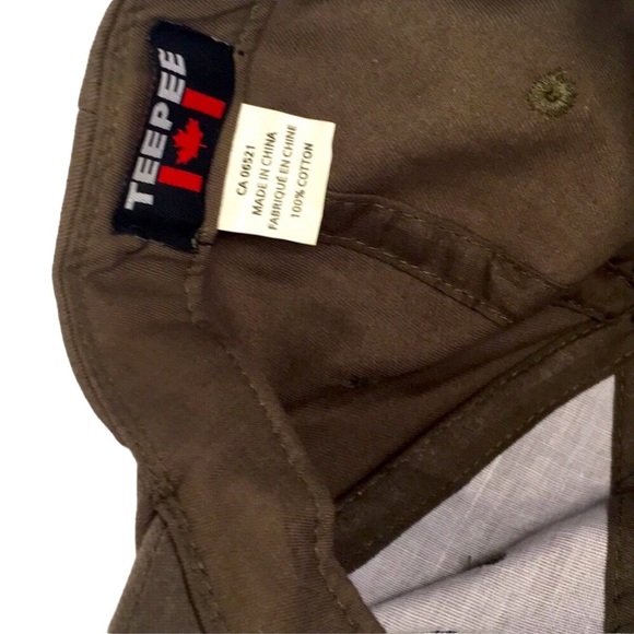 Teepee🧢Vancouver Canada Green Strapback Cap - Picture 4 of 7